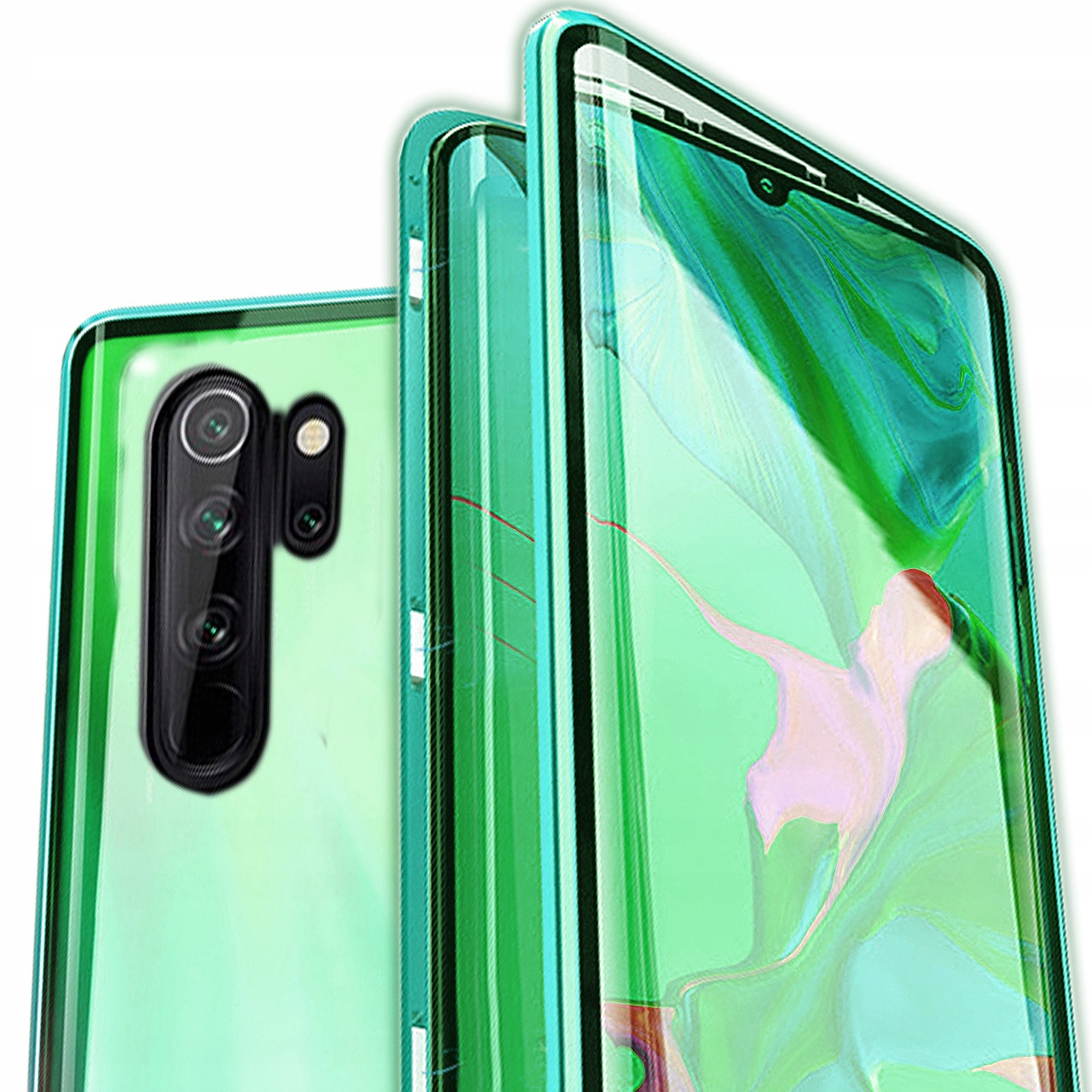 Frame (nárazník) kyslík pre xiaomi mi poznámku 10 lite zelená
