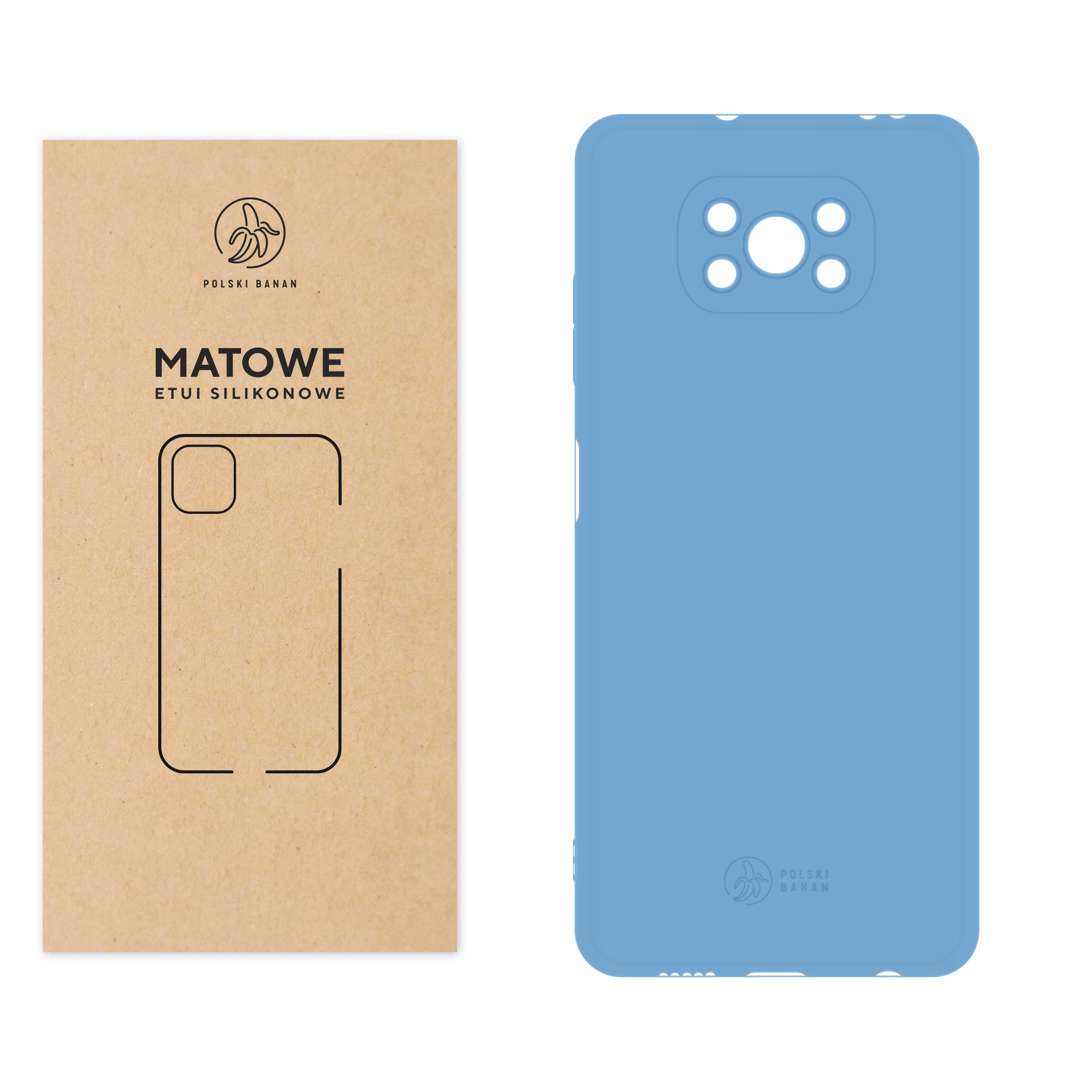 Poľský banán rastlín pre Poco X3 NFC / X3 Pro Blue