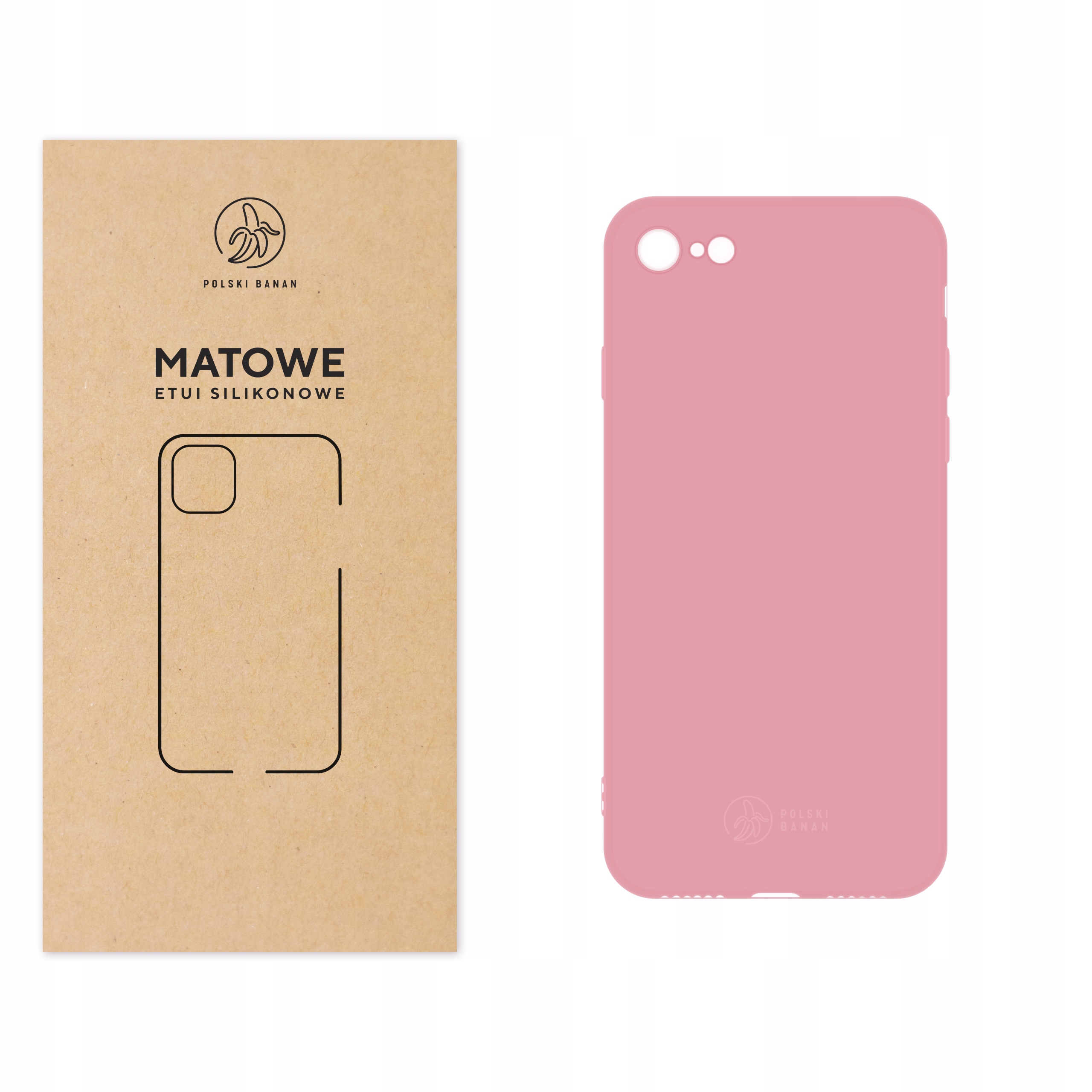 Poľské chrbty pre iPhone 7, 8, SE 2020, SE 2022 Pink