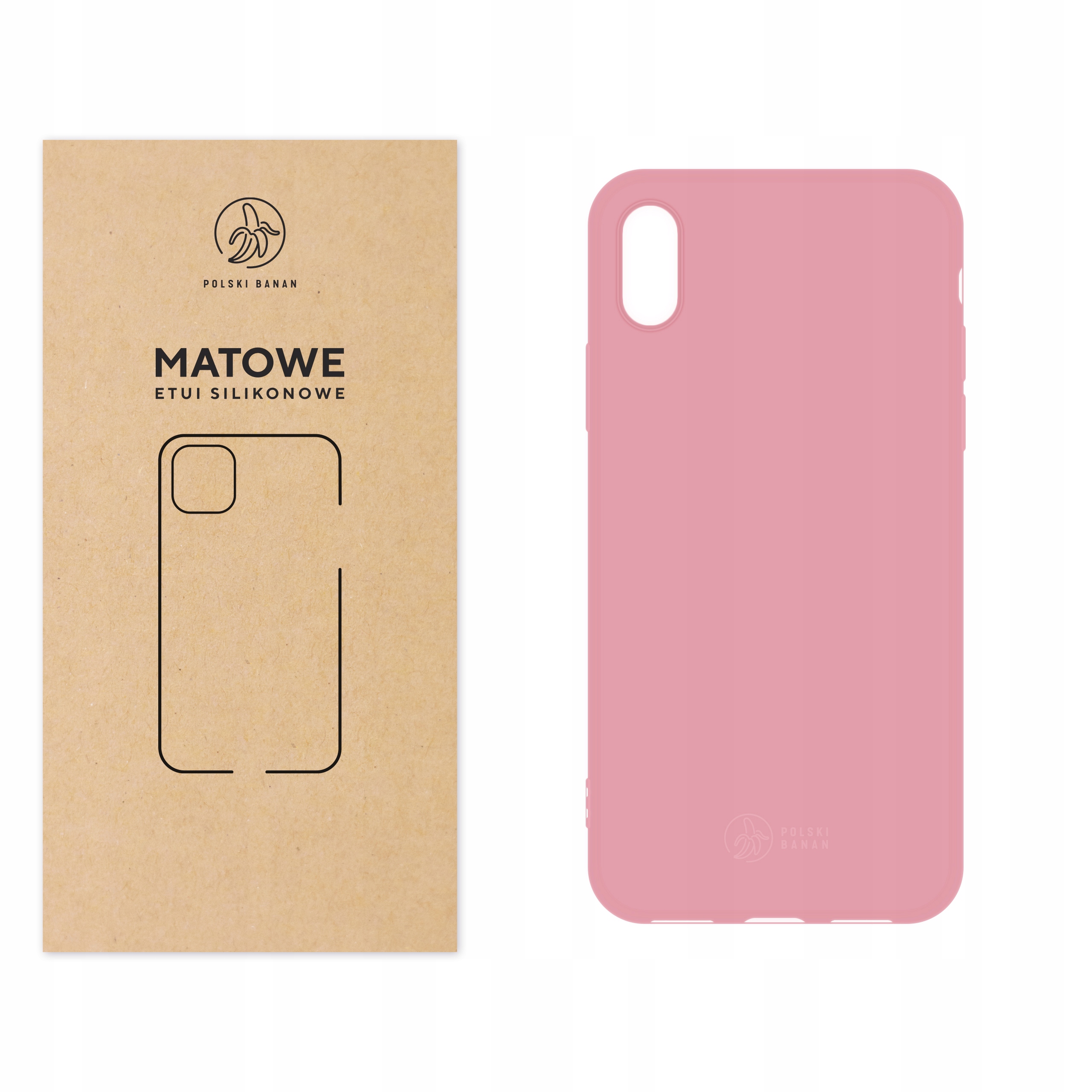 Poľské chrbty pre iPhone x / iPhone XS Pink