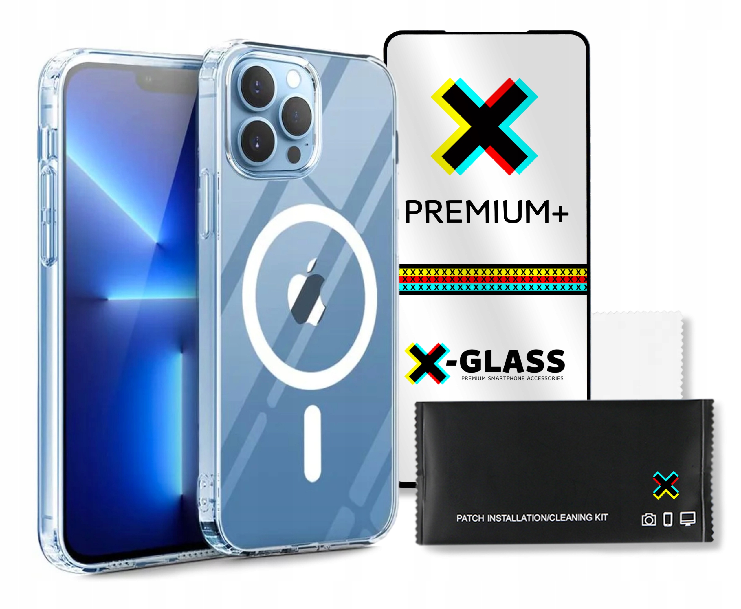 X-Glass Backs pre iPhone 14 Pro/14/13/13 Pro/12/12 Pro Cololess
