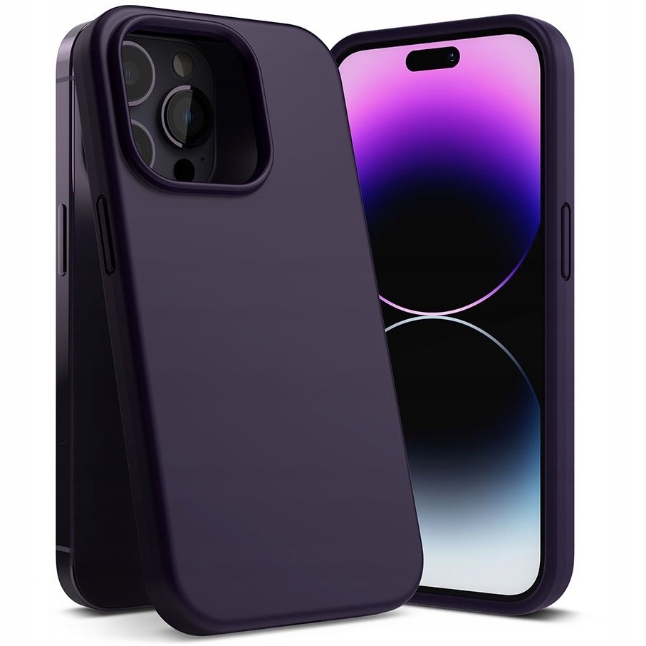 Ringke späť pre iPhone 14 Pro Max Silikone Purple