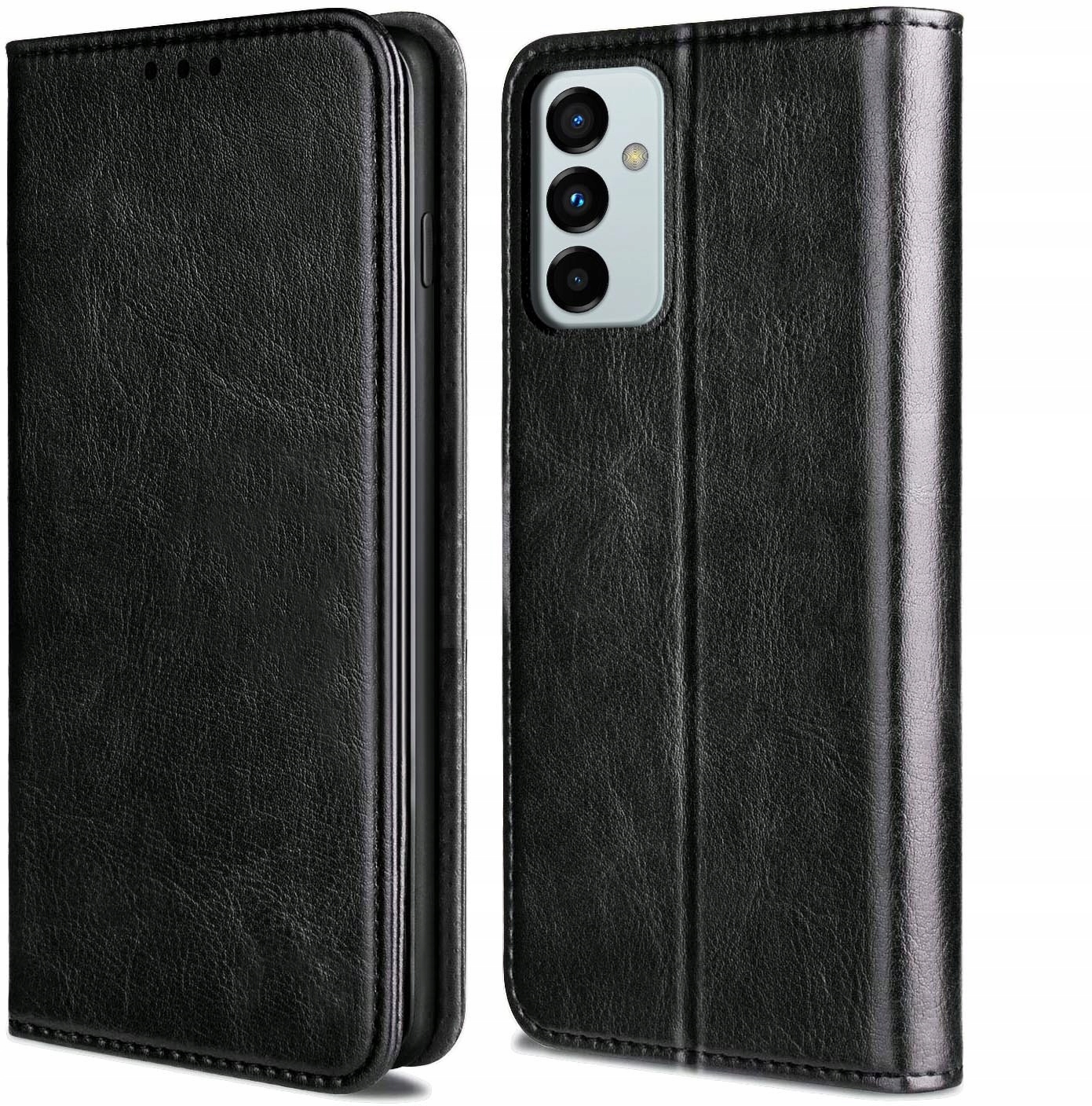 Puzdro so Sasal Flap pre Samsung Galaxy M13 Kniha Black