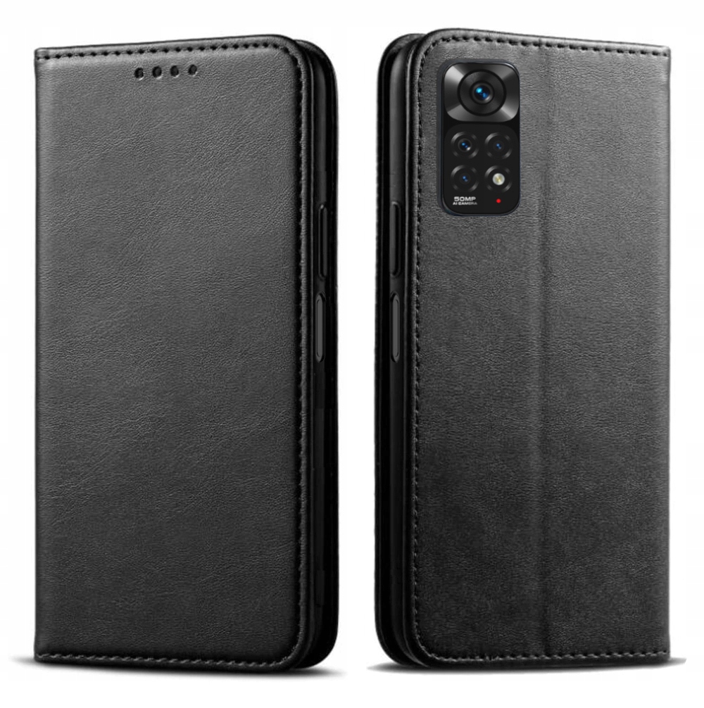 Puzdro s klapkou JFM. Príslušenstvo pre Xiaomi Redmi Note 11 / 11s kožená čierna
