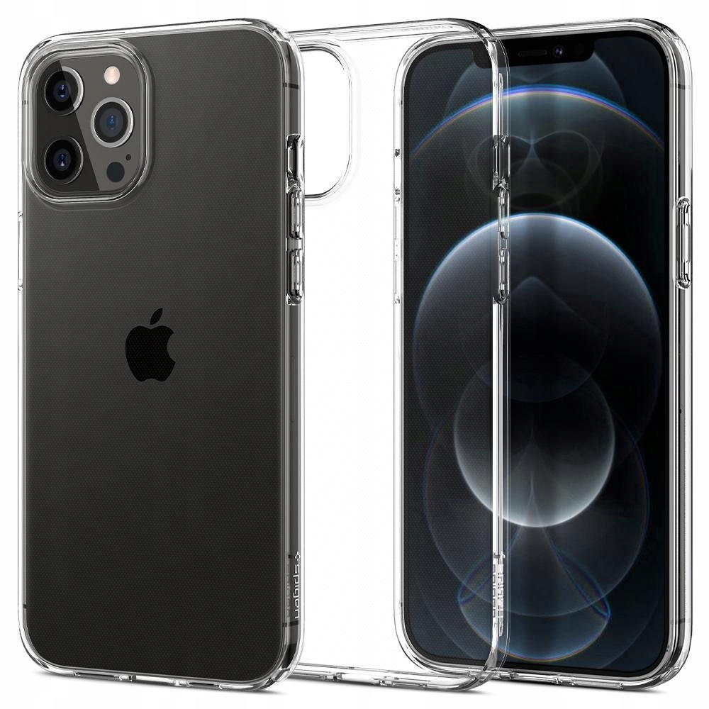 Spigén späť pre iPhone 12 Pro Max Liquid Crystal bezfarebný