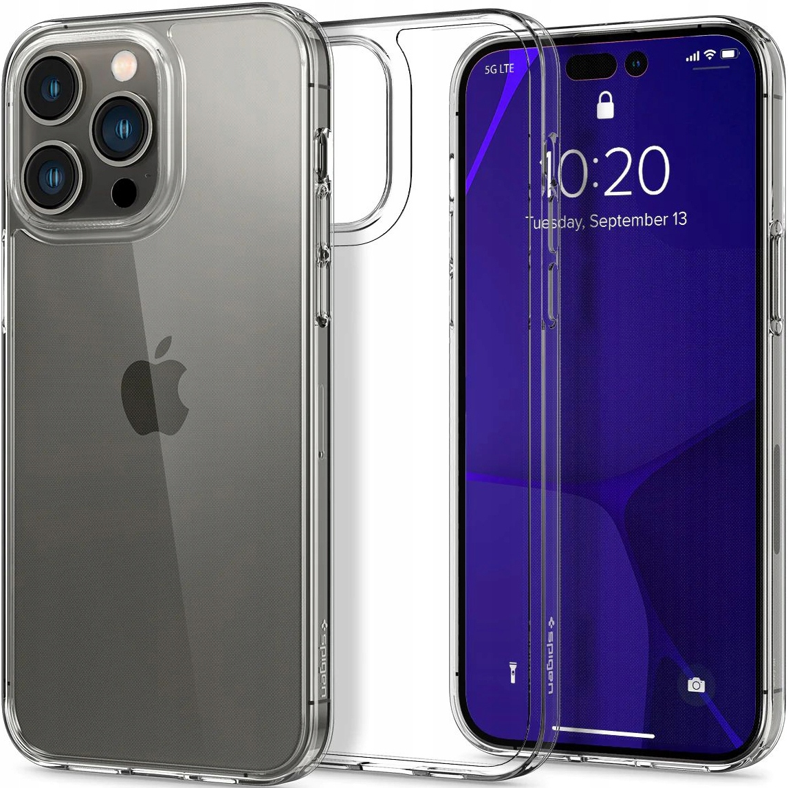 Spigén späť na iPhone 14 Pro Air Hybrid Hybrid bezfarebný