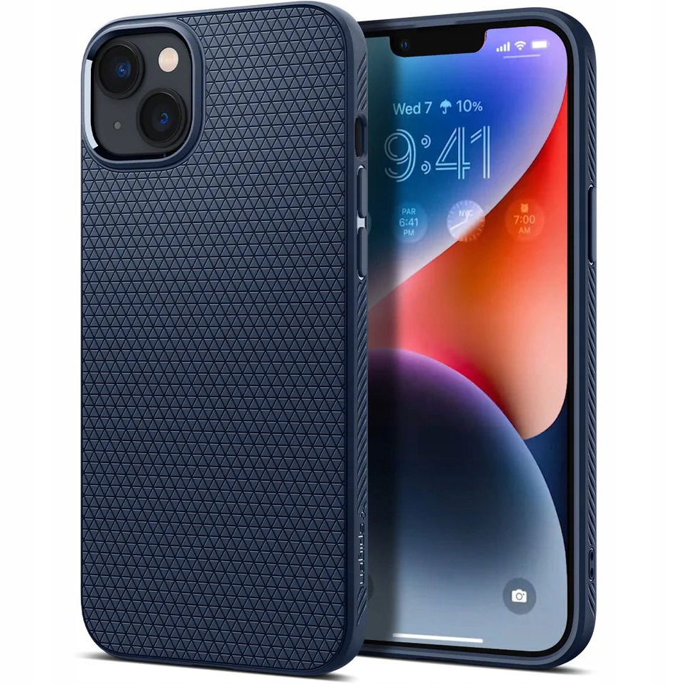 Spigén späť na iPhone 14 tekutý vzduch čierny