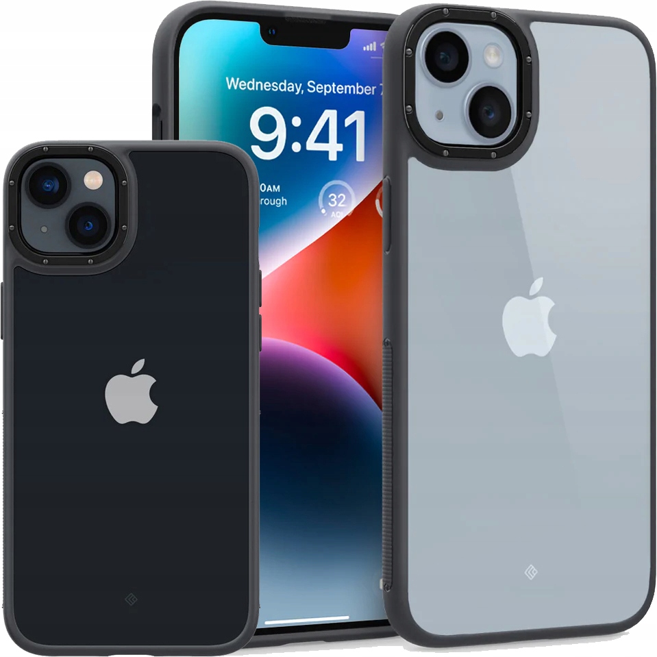 Spigén späť na iPhone 14 Skyfall Black