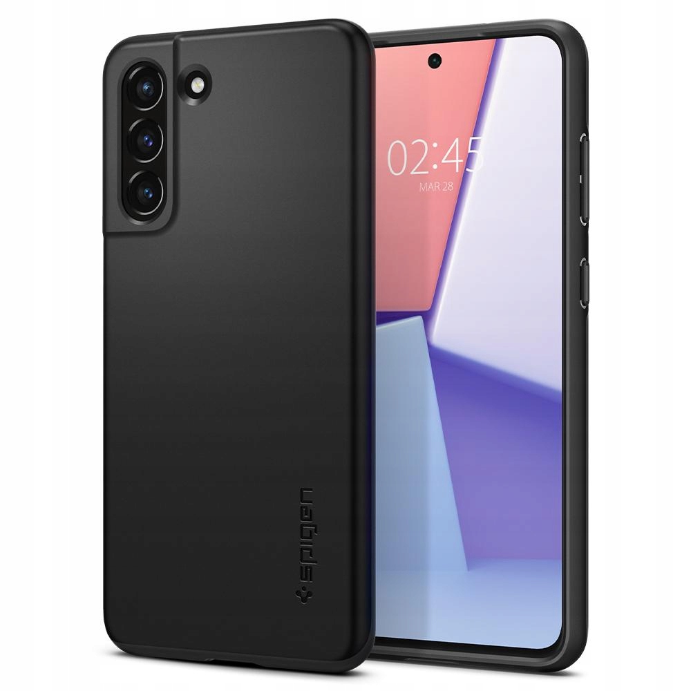 Chrbát Spigen Thin Fit pre Samsung Galaxy S21 FE, čierny