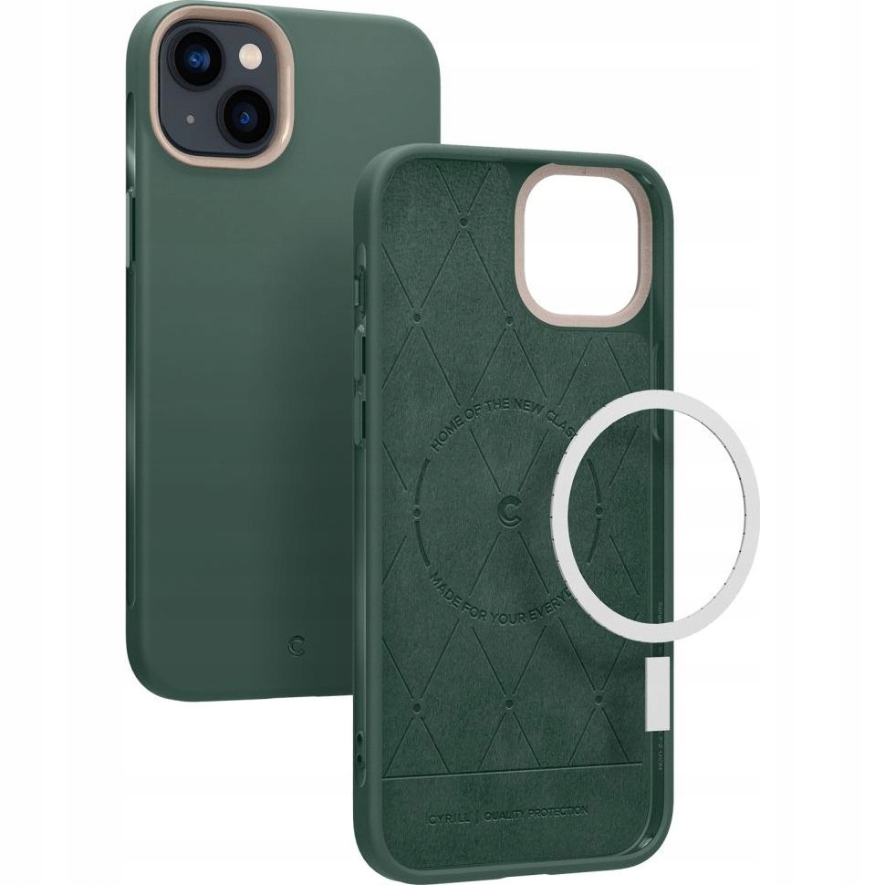 Spigén späť na iPhone 14 Cyrill Green