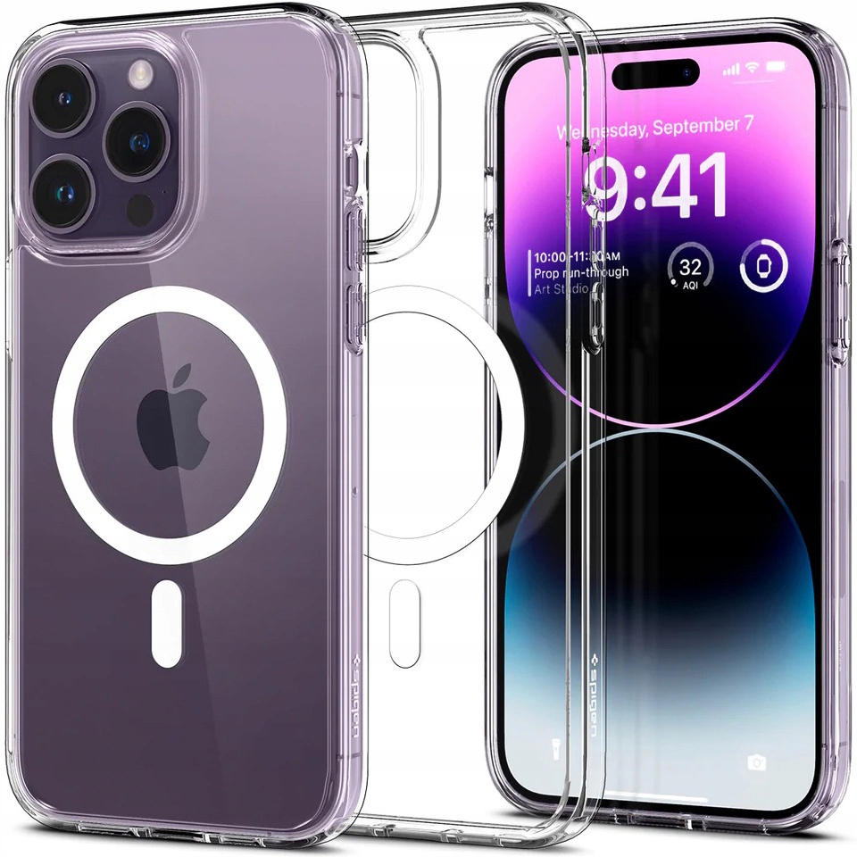 Spigen Back for Apple iPhone 14 Pro Max Ultra Hybrid White Mag