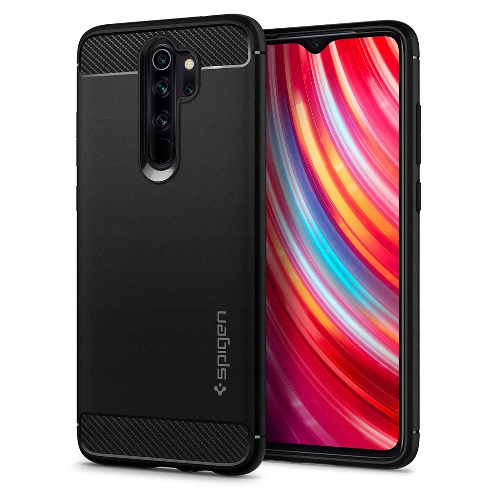 Spigen's Back to Redmi Note 8 Pro Rovnotné brnenie čierna