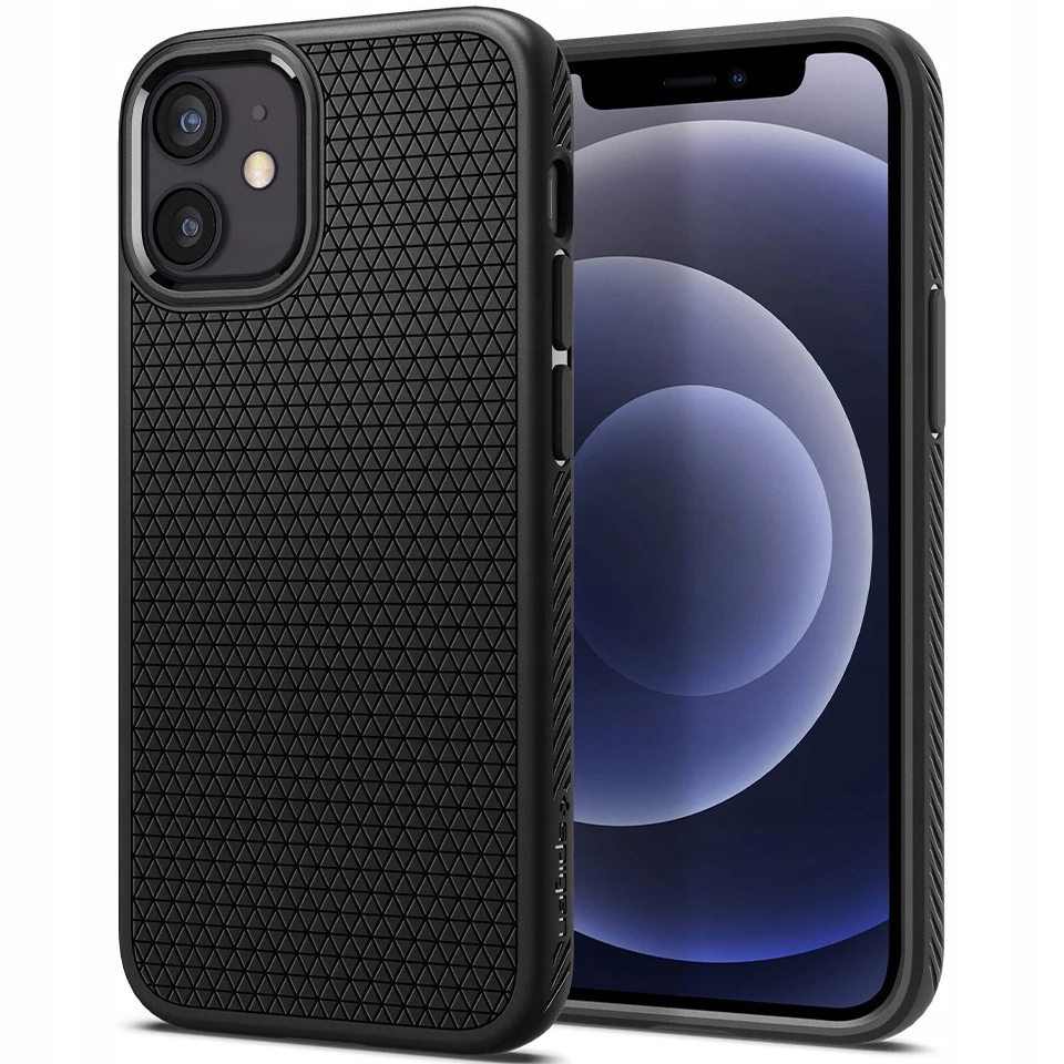 Spigén späť pre iPhone 12 mini tekutý vzduch čierny