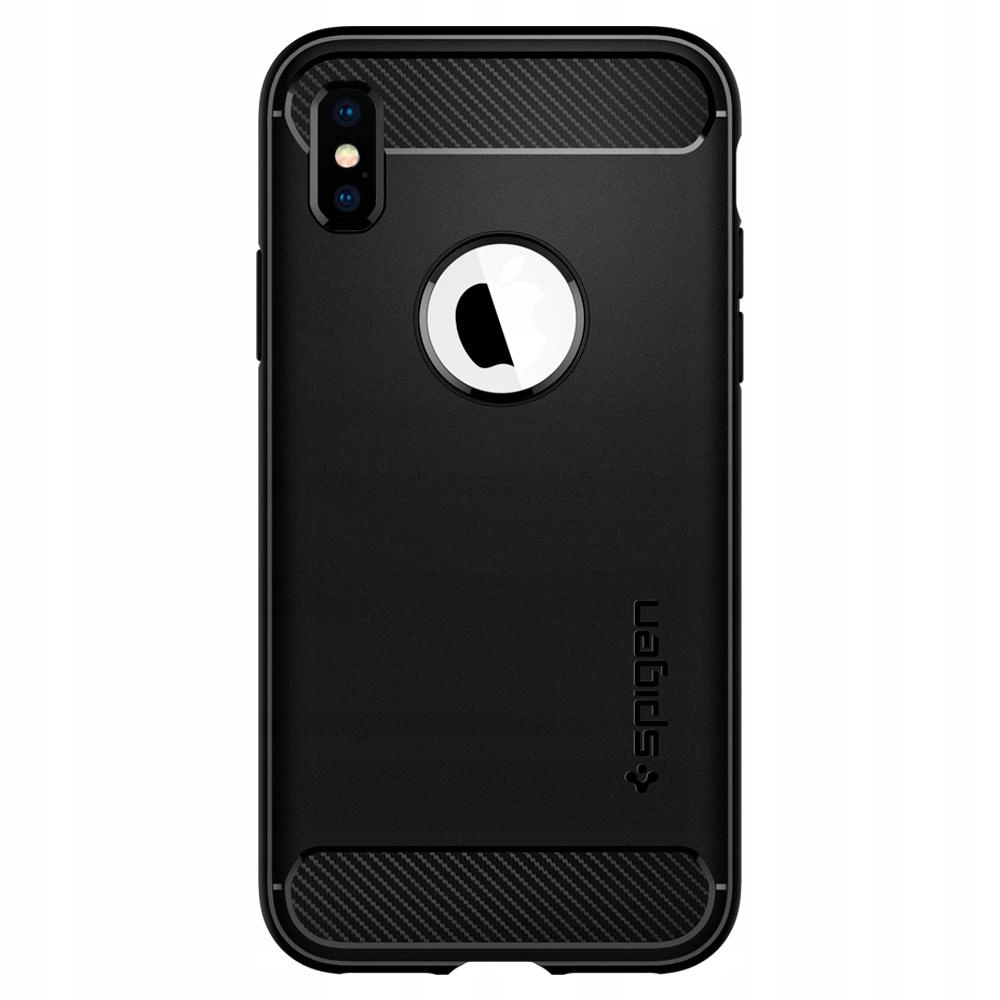 Spigén späť pre iPhone X/XS Rugged Armor Black