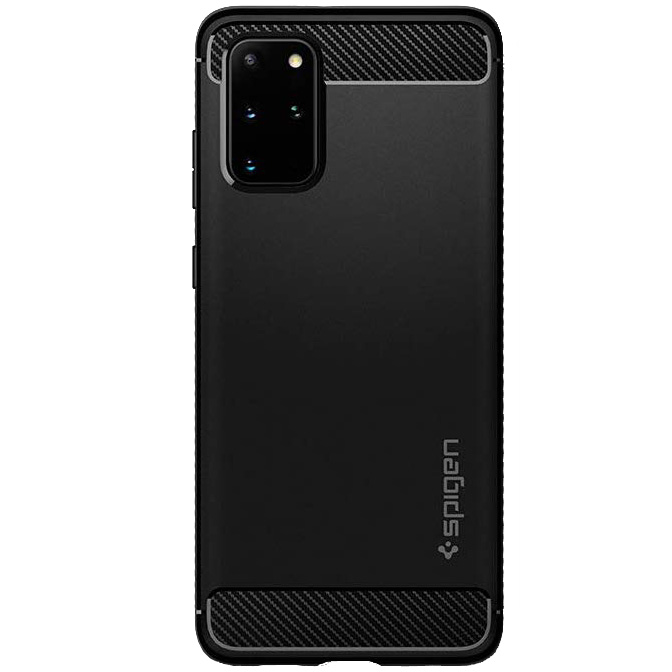 Chrbát Spigen pre Samsung Galaxy S20+ Rugged Armor black