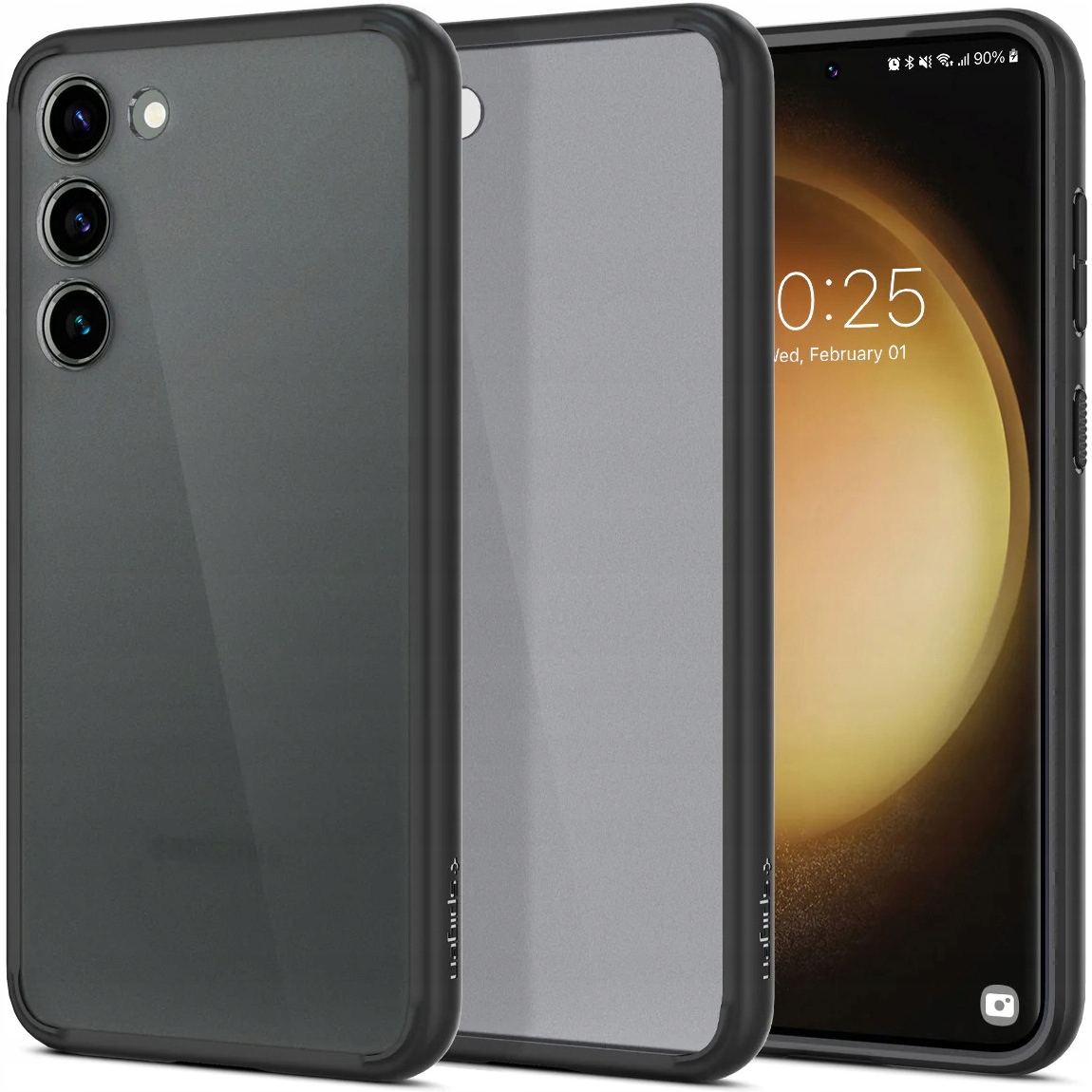 Chrbát Spigen Ultra Hybrid pre Samsung Galaxy S23 5G čierny