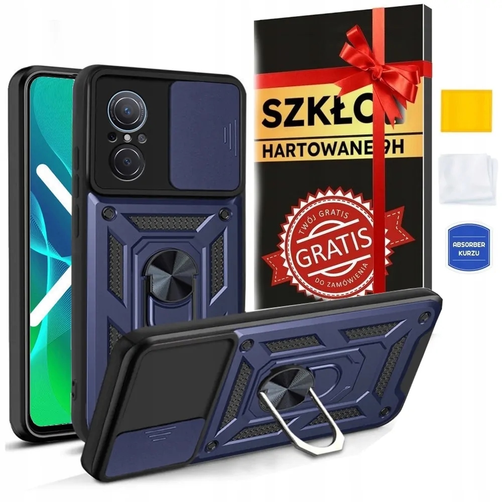 Camshield Späť na Huawei Nova 9 SE Blue + Youtab Temperované sklo pre Huawei Nova 9 SE