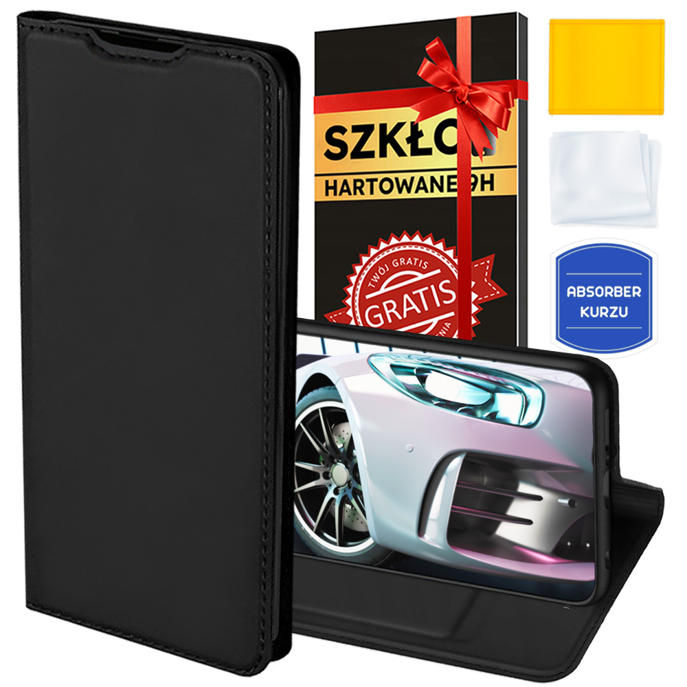 Dux Ducice pre Motorola Moto G22 čierna čierna + Youtab Youtab Glass pre Motorola Moto G22