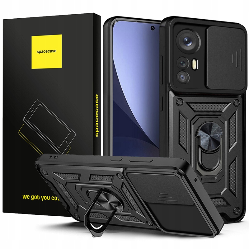 Spacecáza späť na Xiaomi 12 / 12x Čierna čierna