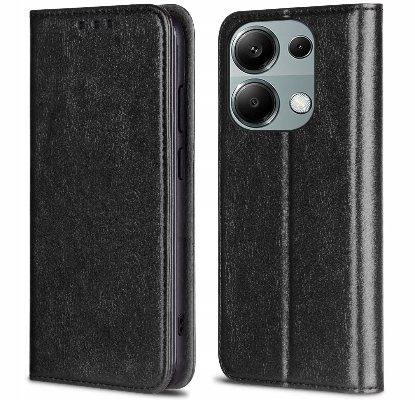 Flipové puzdro TeleProtector pre Xiaomi Redmi Note 13 Pro 4G / Poco M6 Pro 4G Leather Black