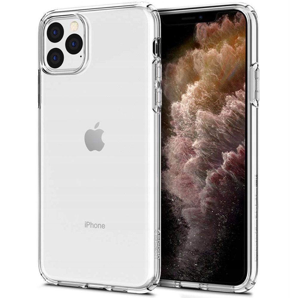 Spigén späť na iPhone 11 Pro Liquid Crystal bezfarebný