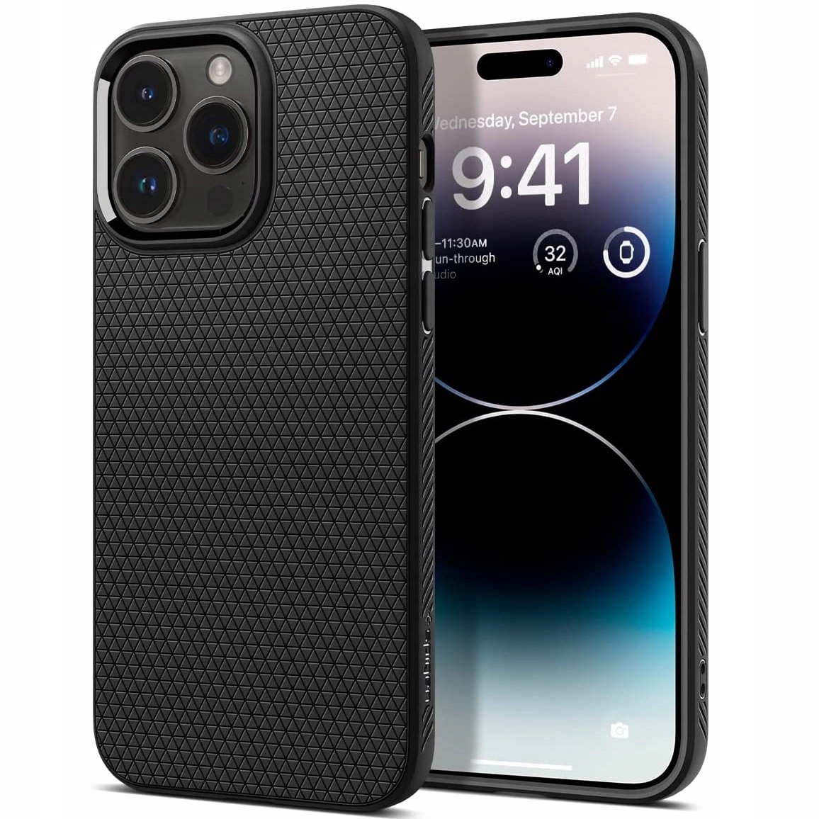 Spigén späť na iPhone 14 Pro Black