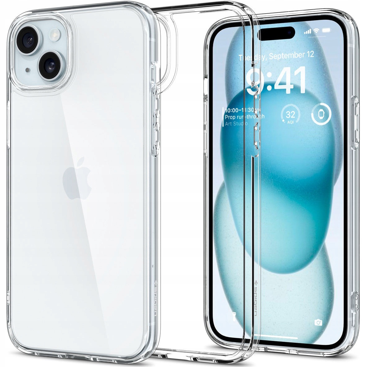 Chrbát Spigen pre Apple iPhone 15 Ultra Hybrid, bezfarebný
