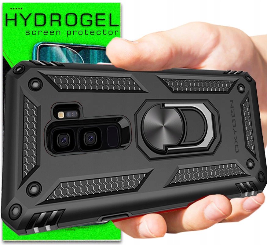 Kyslíkové chrbty pre Galaxy S9+ čierna