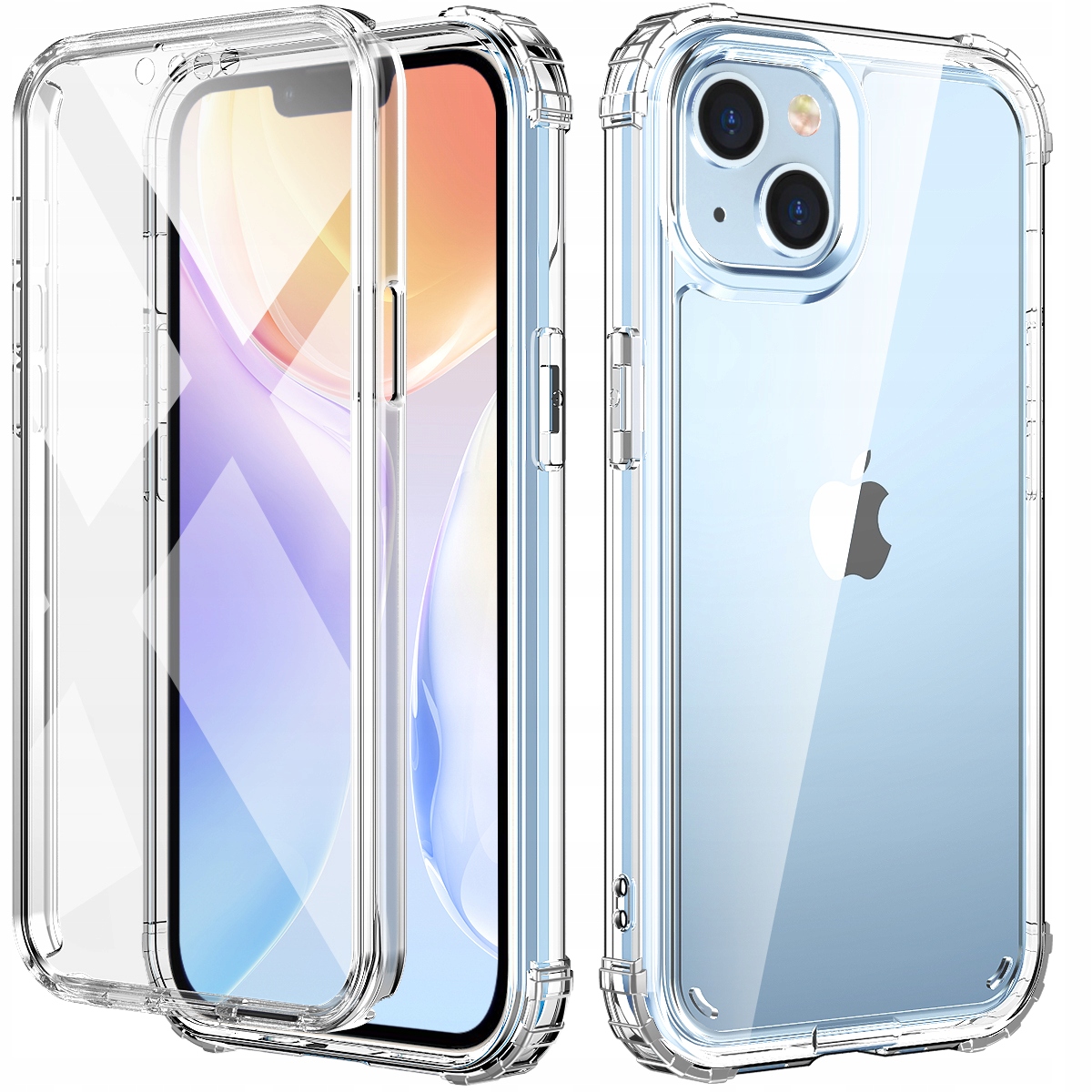 Spacecase späť na iPhone 14 plus anti-šok 360 bezfarebný