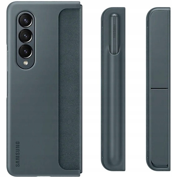 Samsung Back to Samsung Galaxy z Fold4 Soft Clear Cover Grey