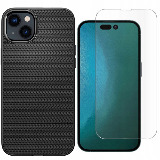 Spigén späť pre iPhone 14 plus ultra hybridný bezfarebný + bizón temperované sklo pre Apple iPhone 14 Max