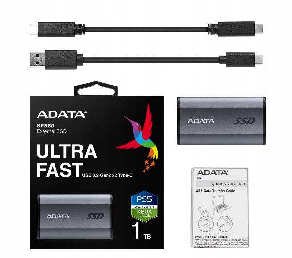 Externý SSD disk Adata SE880 1TB