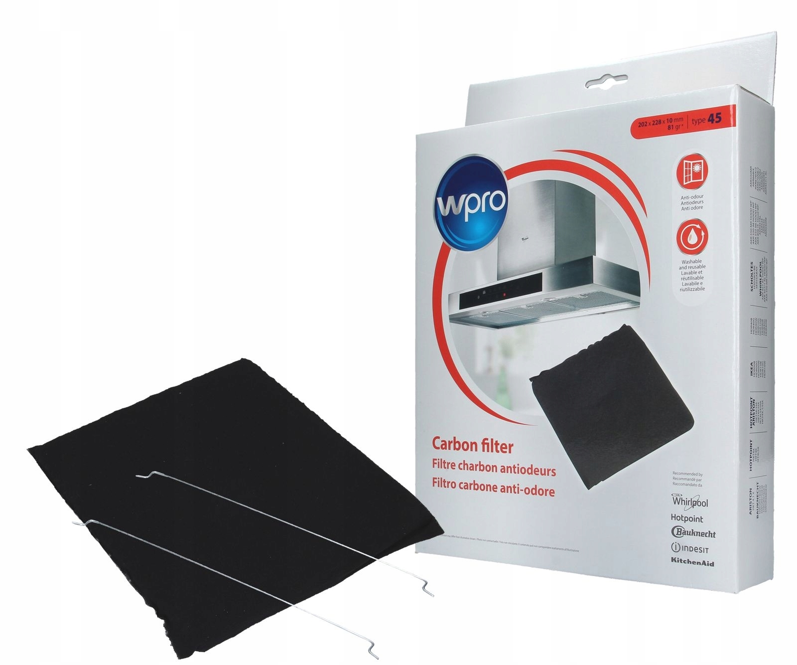 Uhlíkový filter digestor ELICA F00431 / S IKEA WHIIRLPOOL