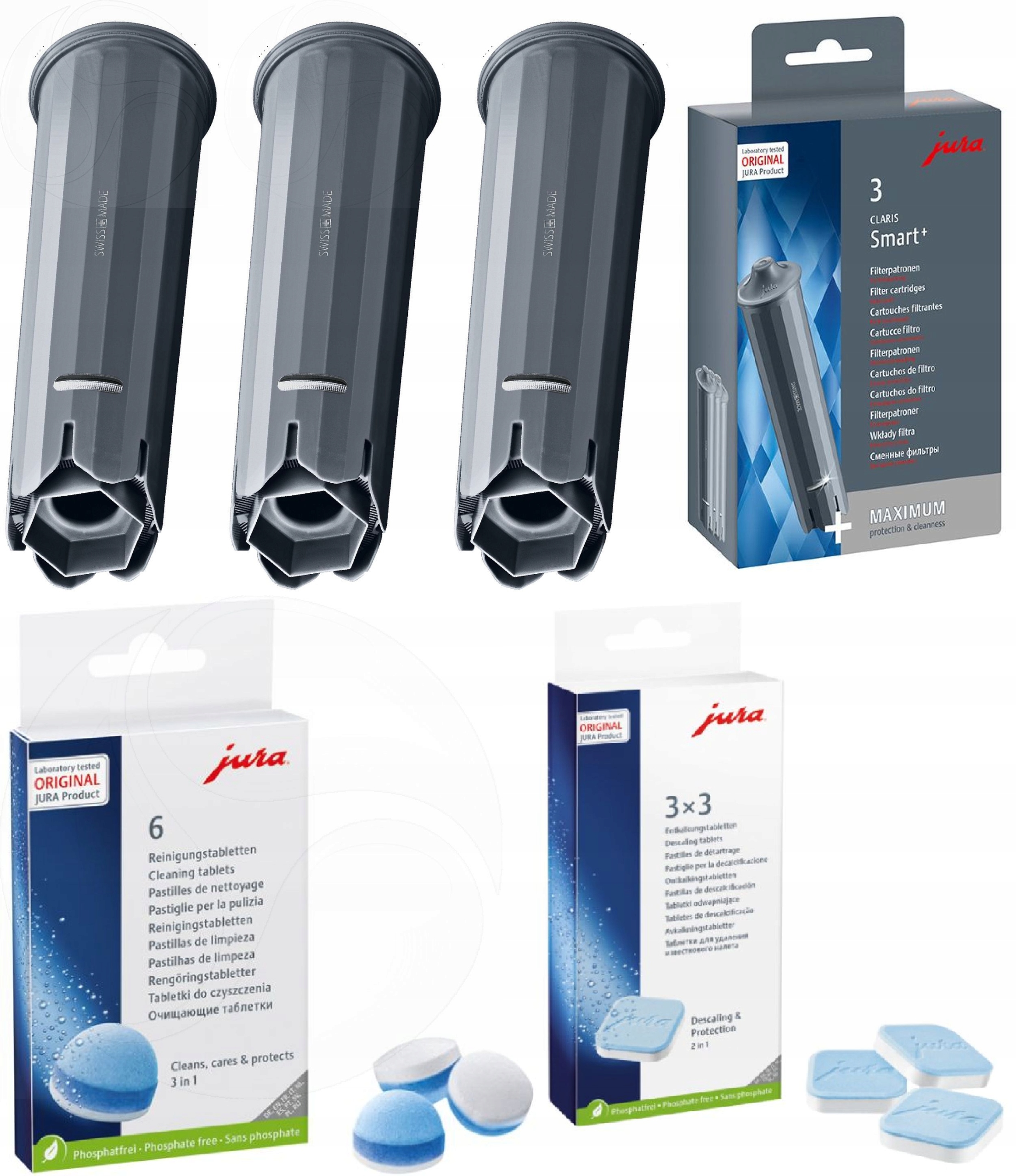 Jura Claris Smart+ 24232 filtračná vložka 1 kus + 2 ďalšie produkty