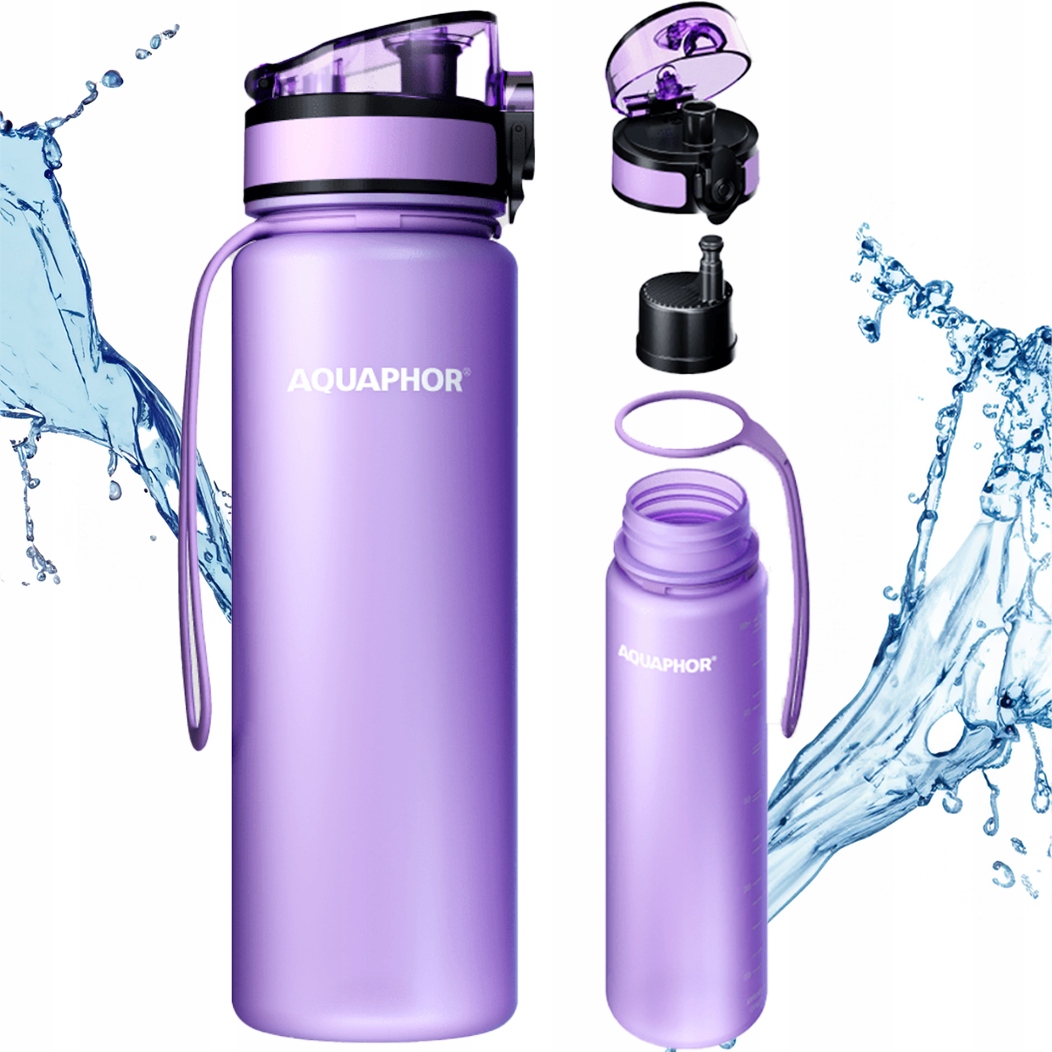 Filtračná fľaša Aquaphor City 0,5 l fialová