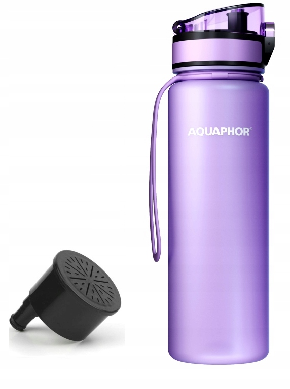 Filtračná fľaša Aquaphor City 0,5 l fialová