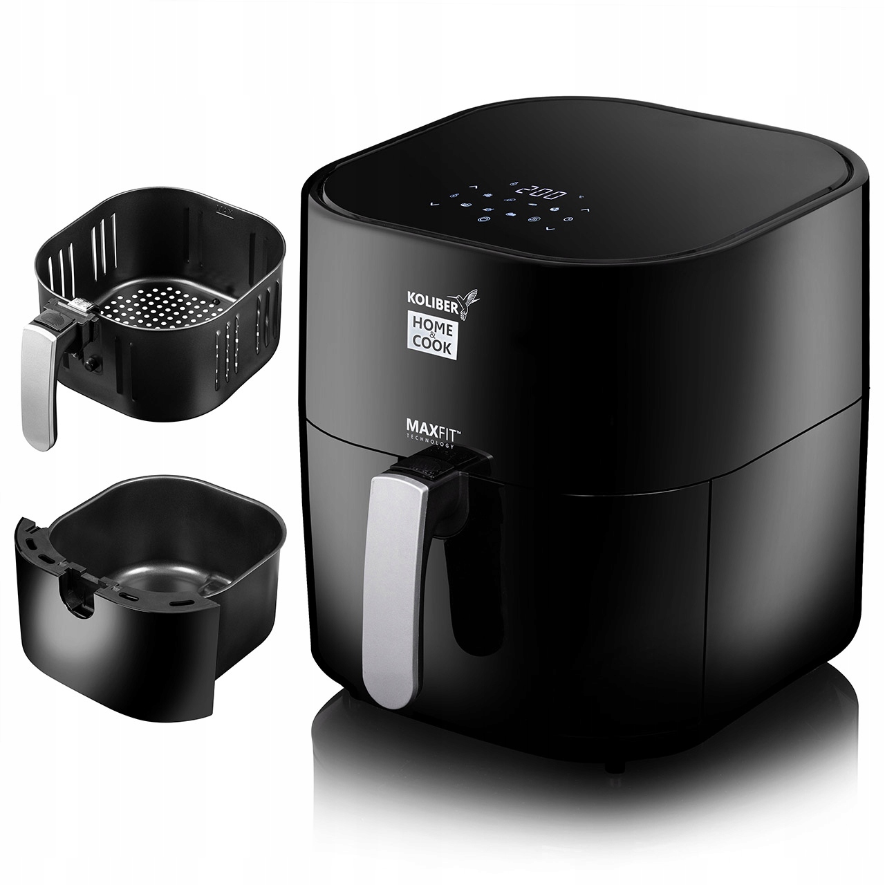 Beztuková fritéza Koliber KH-AF776018D-B 1800 W 8 l