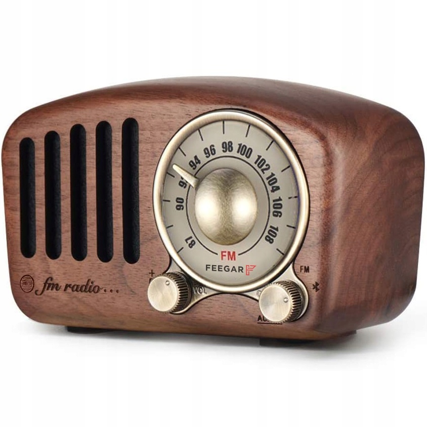 FM Shy Retro Wood Network Radio