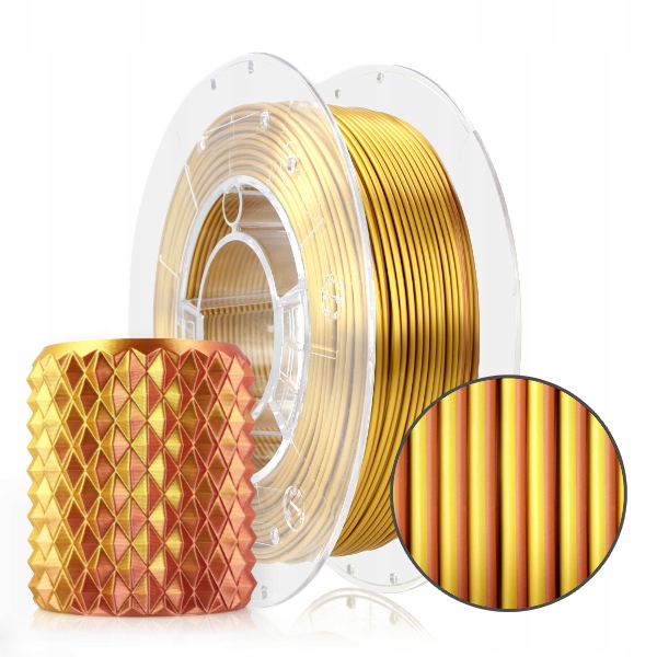 PLA Rosa 3d filament 1,75 mm 300 g, viacfarebný