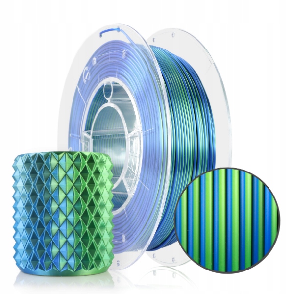 PLA Rosa 3d filament 1,75 mm 300 g, viacfarebný