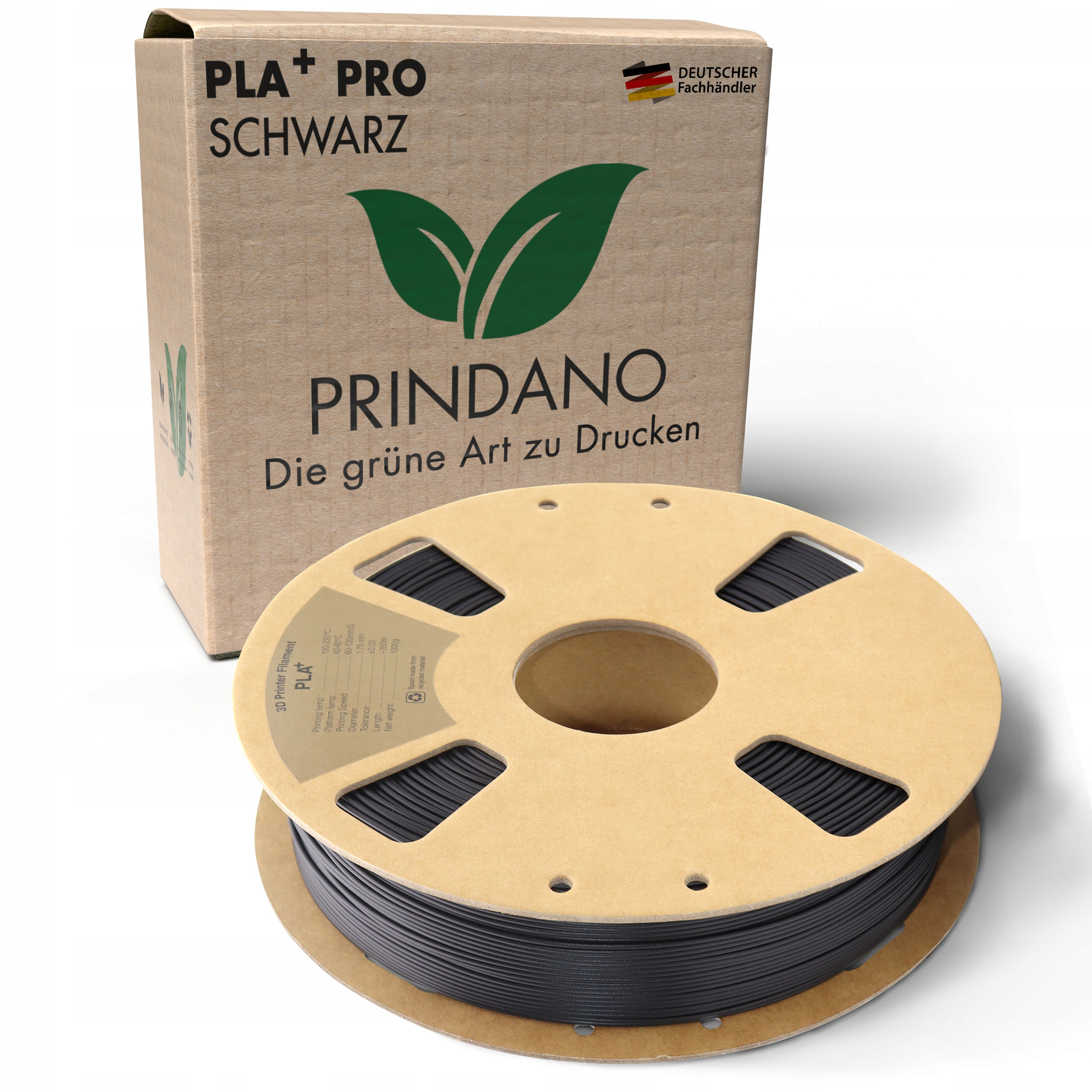 PLA filament PRINDANO 1,75 mm 1000 g čierny