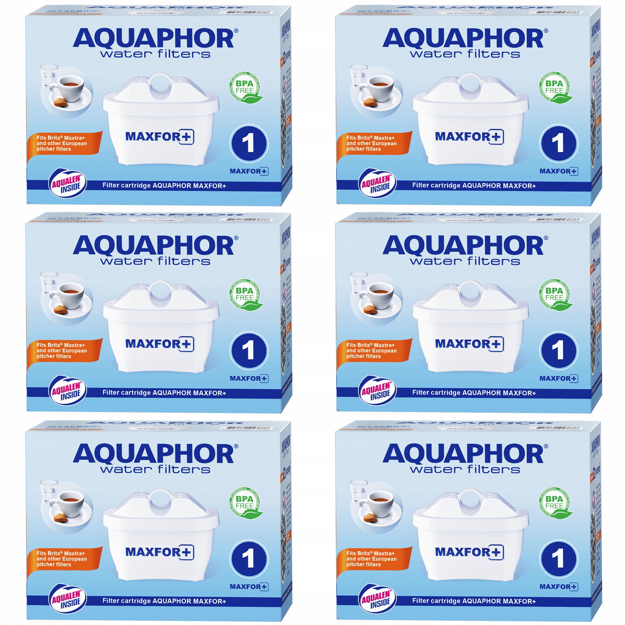 Filtračná vložka Aquaphor Maxfor+ 6 ks.