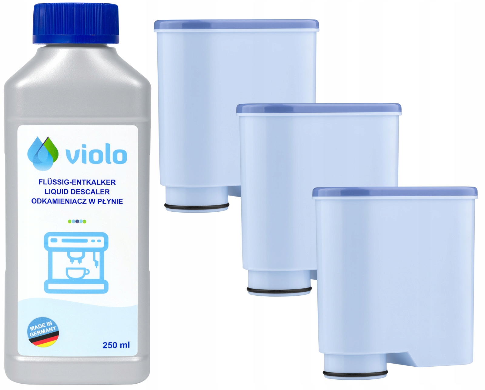 Filter pre Saeco Philips 3 PC. Zobraziť 250 ml