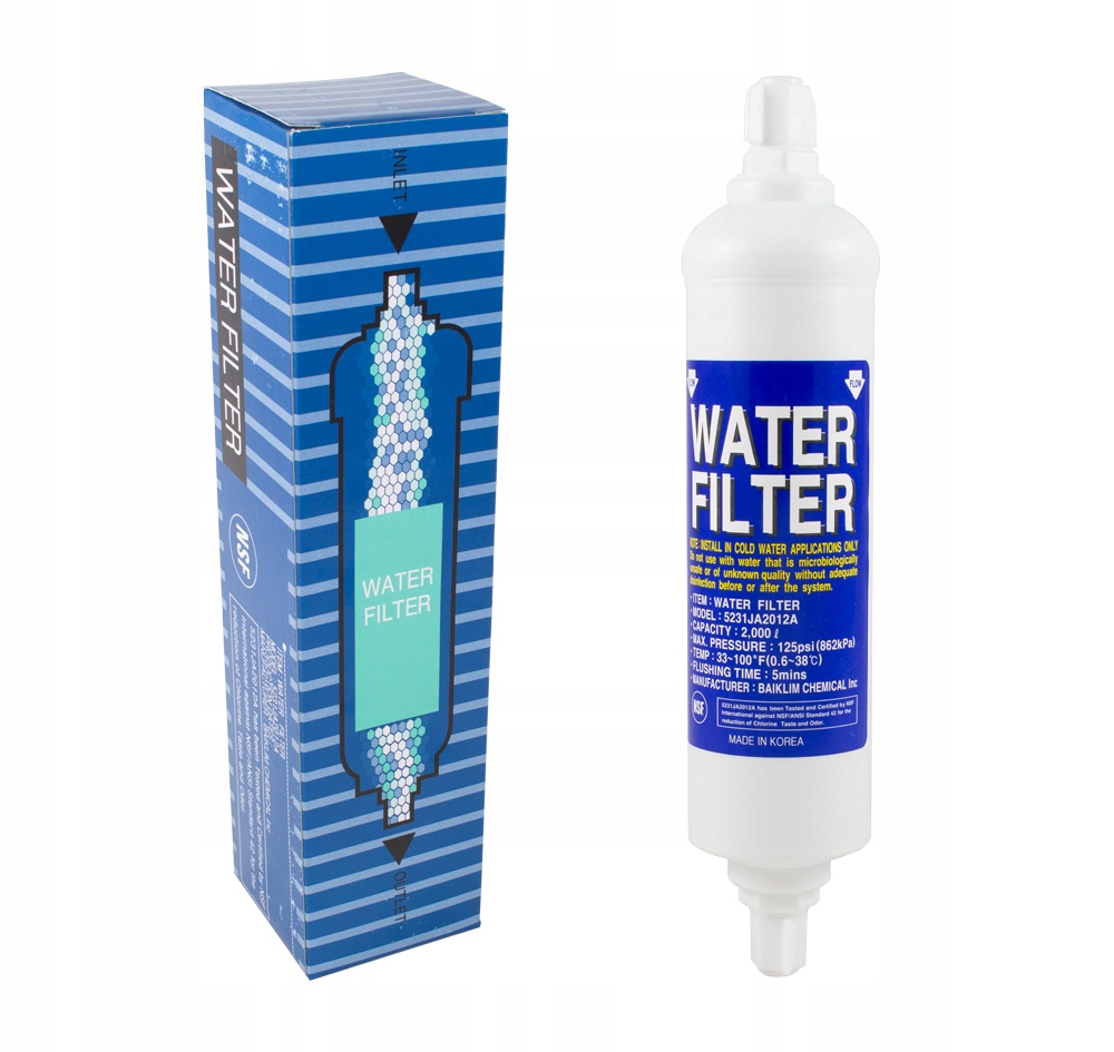 Filter LG 5231JA2012A BL9808 voda