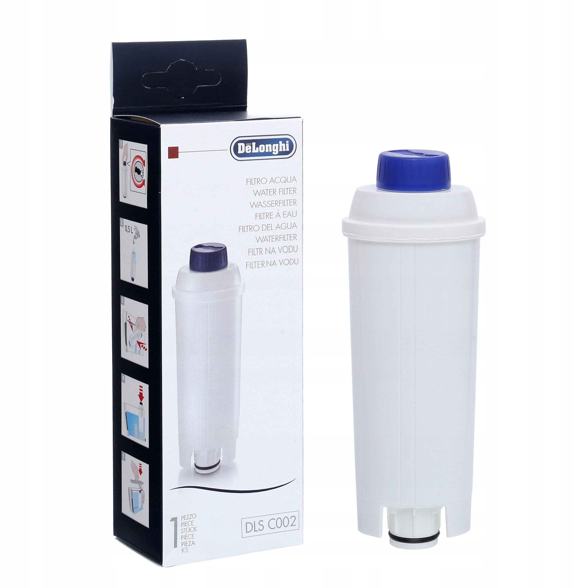 Filter vložte de'Longhi DLS C002 1 PC.