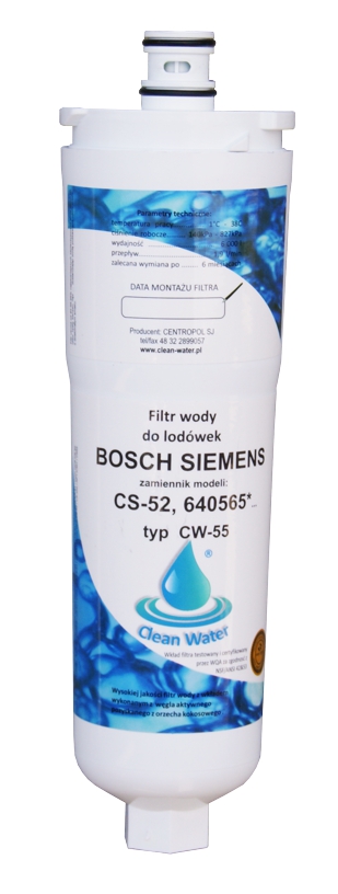Vodný filter pre Chladničky Bosch Siemens CS-52 640565