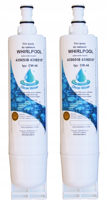 Vodný filter pre whirlpool 2 ks lacnejšie