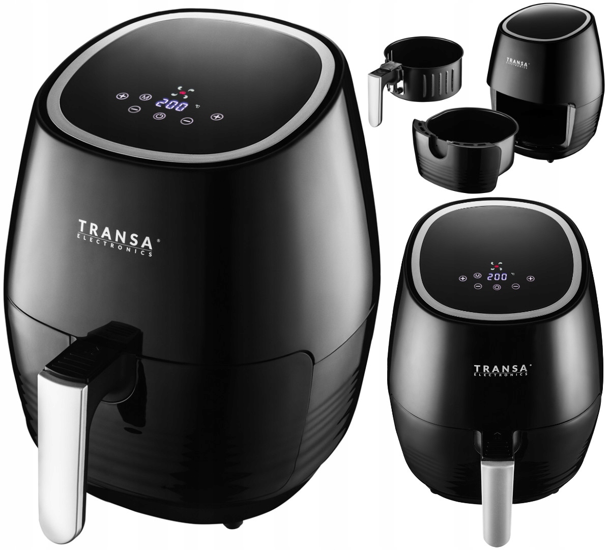 Beztuková fritéza Transa Electronics TE-36A 1250 W 2,5 l
