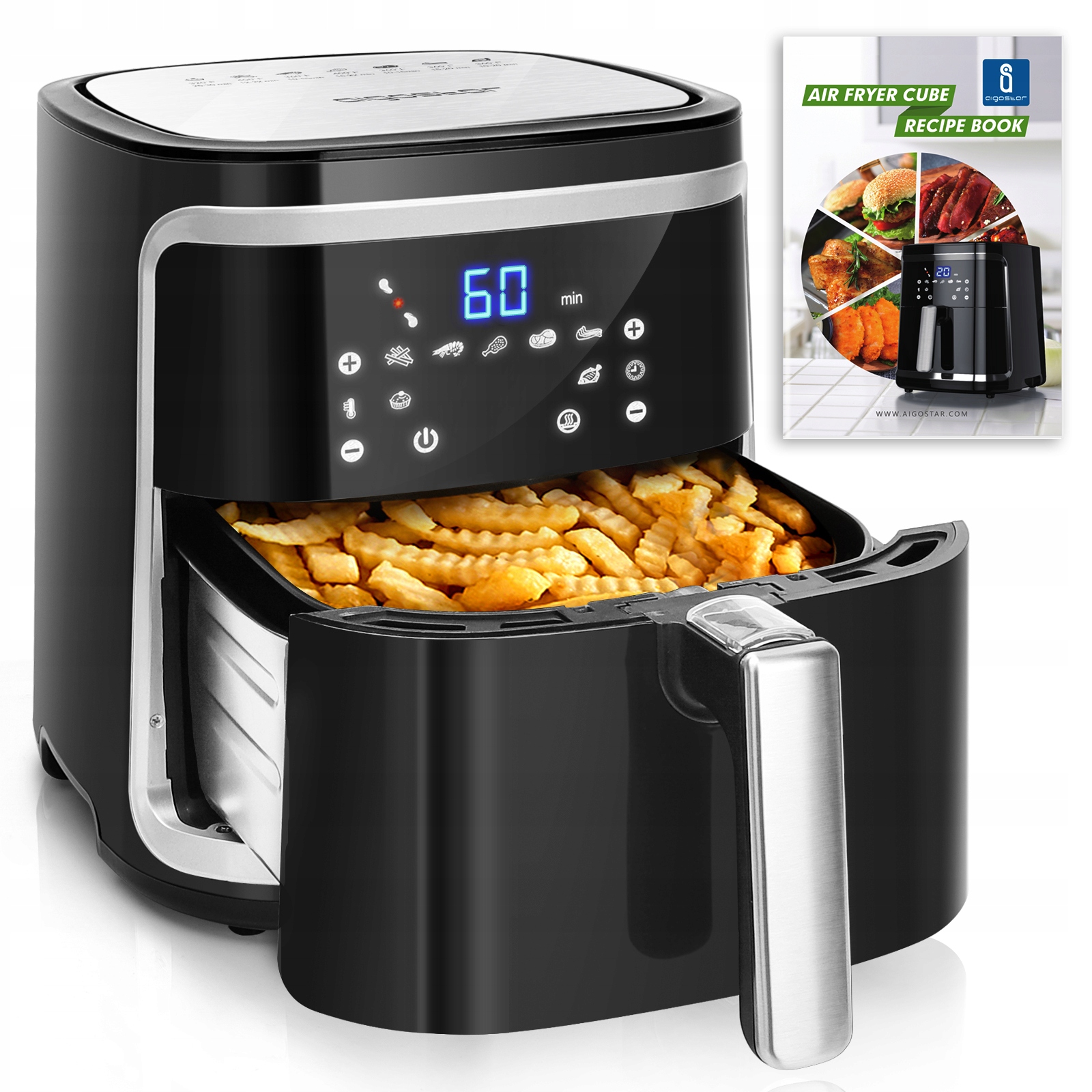 Beztuková fritéza Aigostar 8433325326289 1900 W 7 l