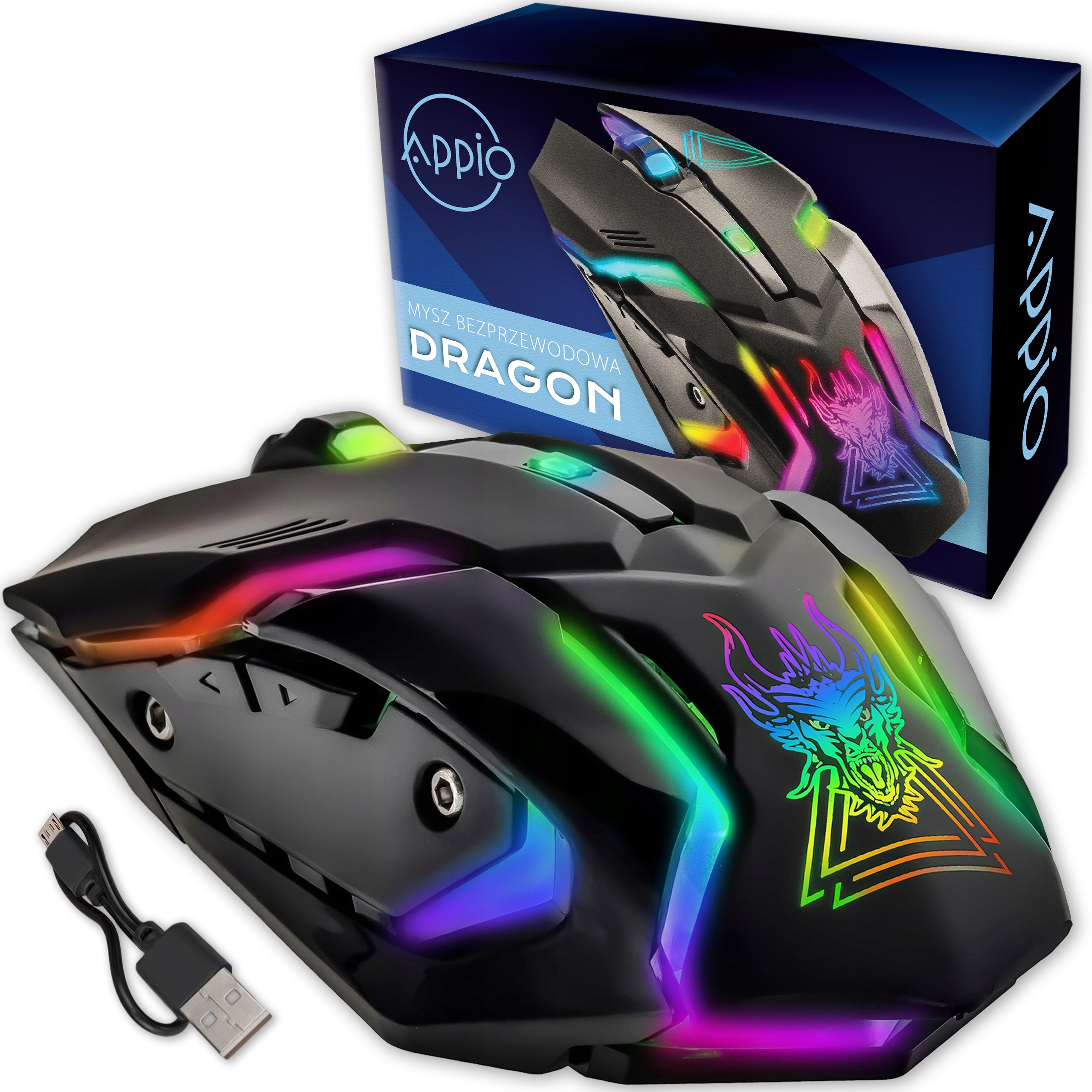 APPIO Mouse DRAGON bezdrôtová myš s optickým senzorom